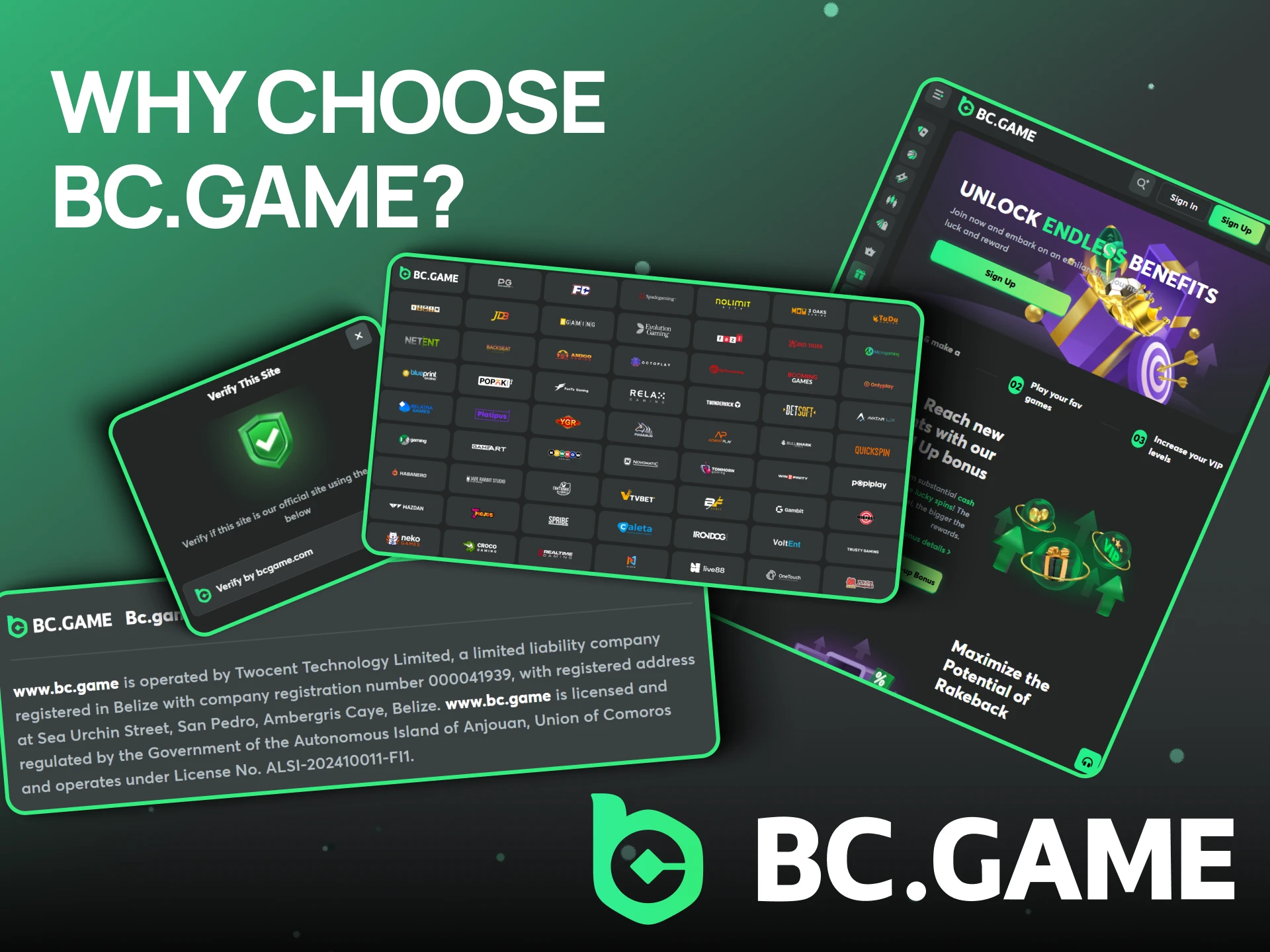 There are many reasons to choose BC Game.