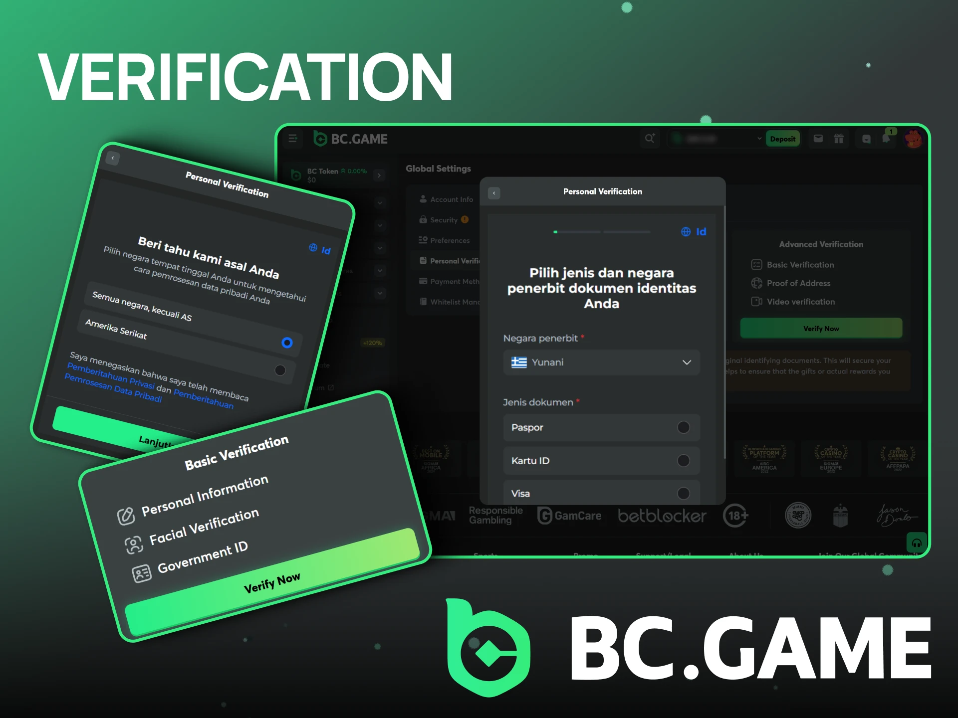 Complete verification in BC Game.