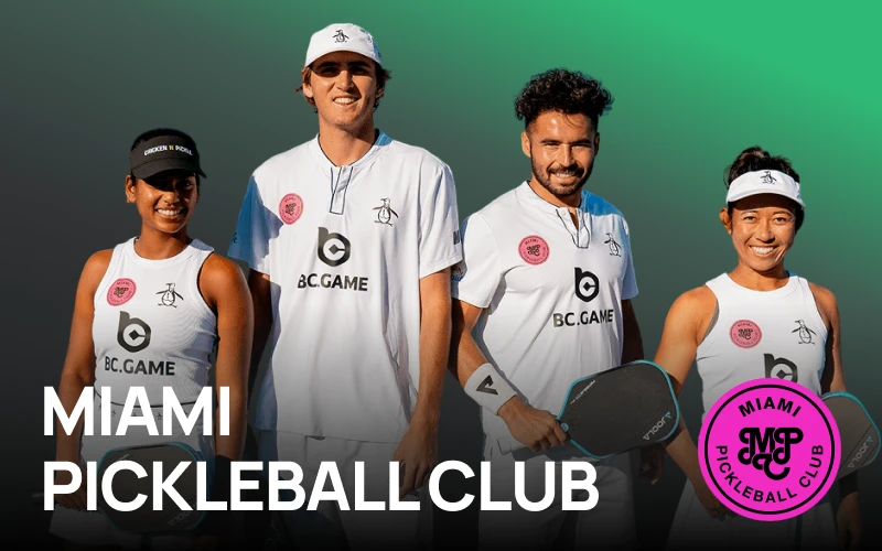 Miami Pickleball Club is the official partner of BC Game.