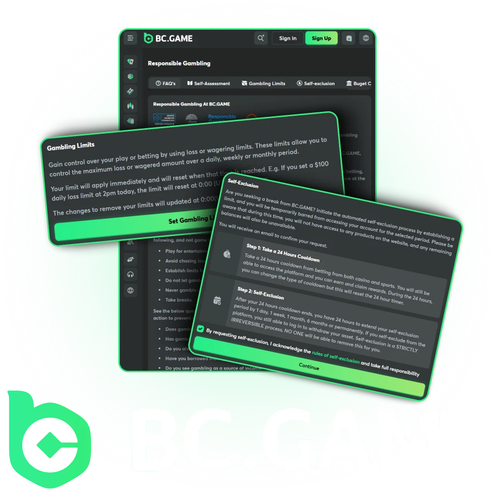 BC Game will help prevent game addiction.