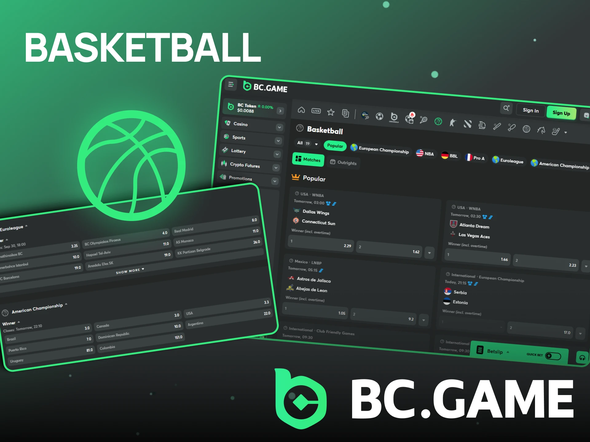 Place your bets on basketball and enjoy the thrill on the BC Game website.
