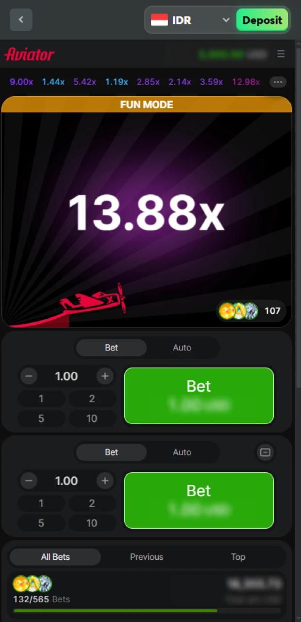 Start play and chase a big win in Aviator on BC Game.