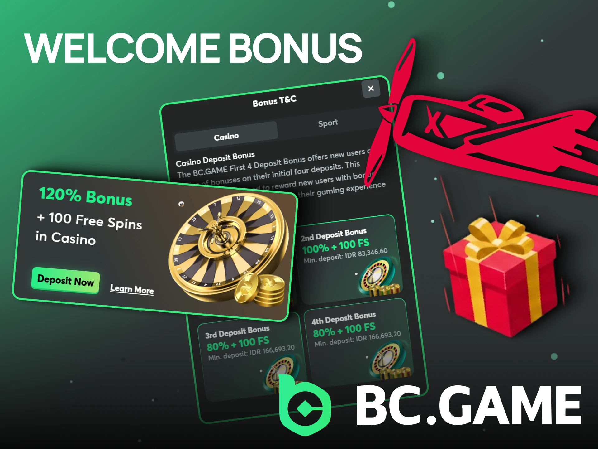 Claim the welcome bonus to boost your funds for Aviator on BC Game.