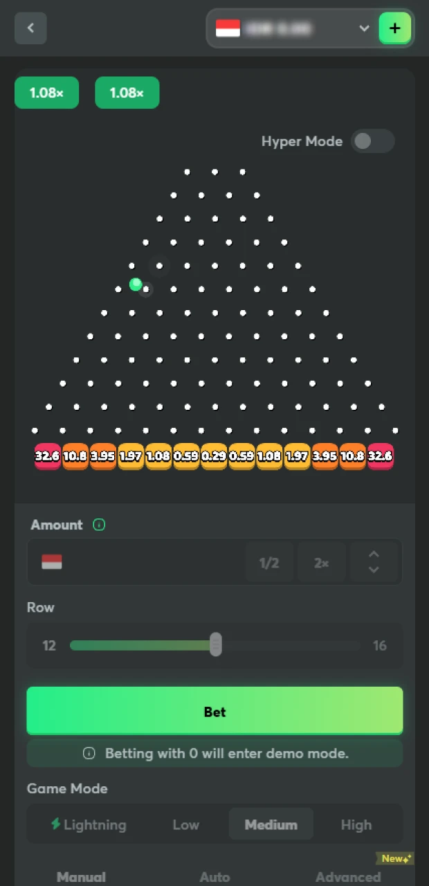 Watch the Plinko ball drop and win big at BC Game.