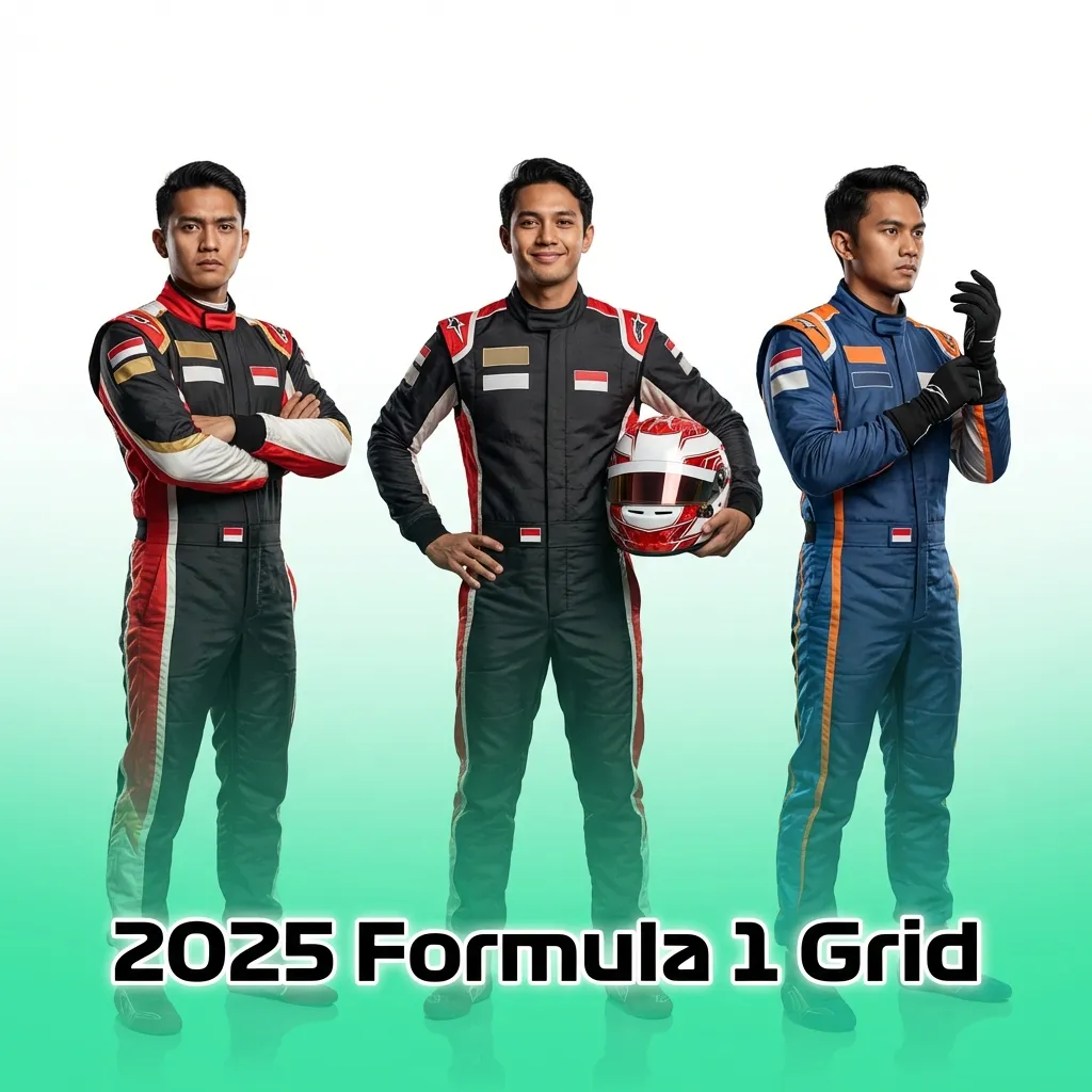 Table showing 2025 F1 teams, drivers, and championship odds for all 10 teams and 20 drivers in the season.