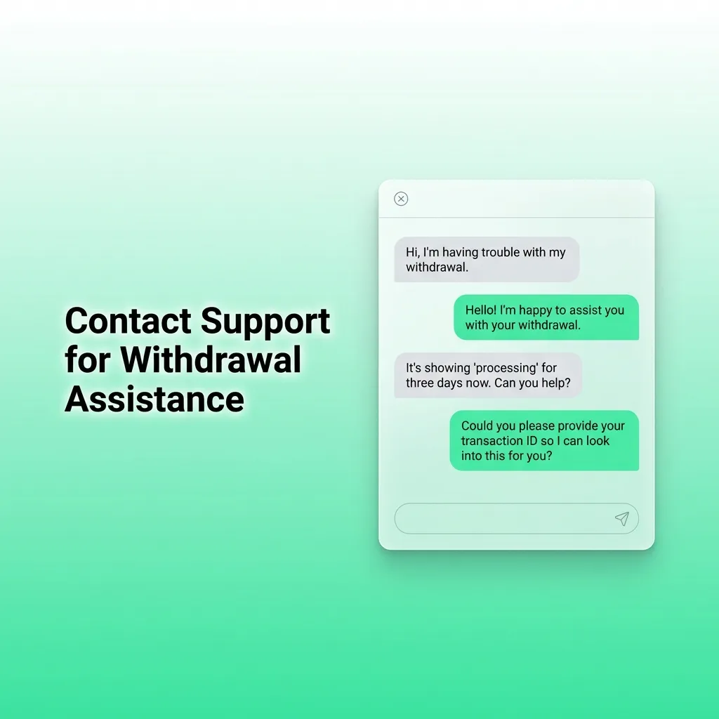 24/7 customer support options including live chat, email, Telegram, and help center for withdrawal assistance