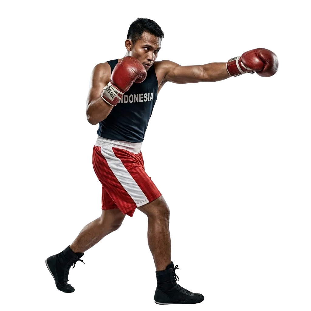 BC Game MMA betting interface showing UFC and fight odds with welcome bonus promotion for Indonesian bettors