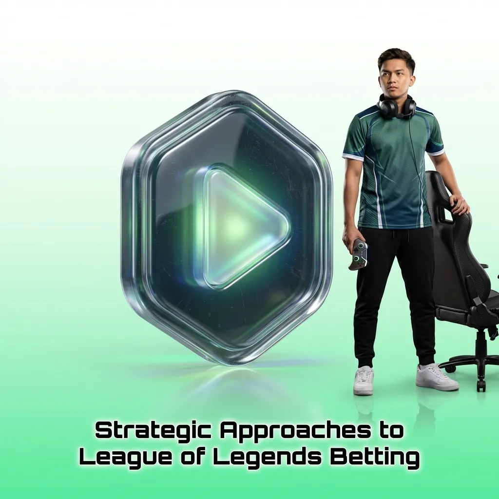 Strategic guide showing bankroll management tips and research methods for betting on League of Legends esports matches