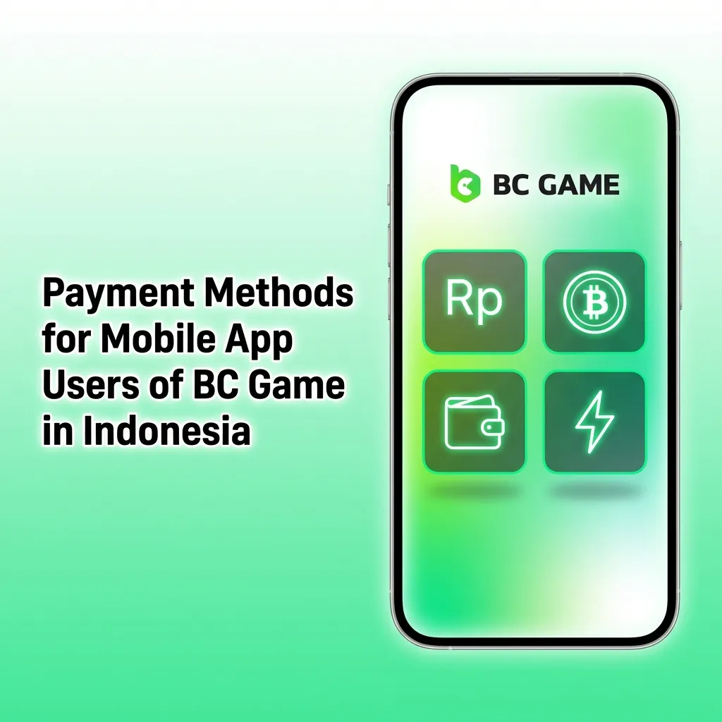 BC Game payment options for Indonesian users including bank transfers, e-wallets, cryptocurrency, and local gateways